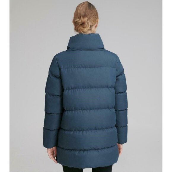 Andrew Marc Marc New York Women's XL Mid-Length Blue Puffer Coat - New with Tags - Picture 3 of 5